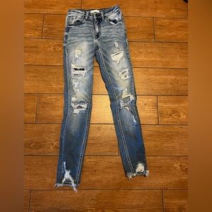 Destructed KanCan Skinny Jean